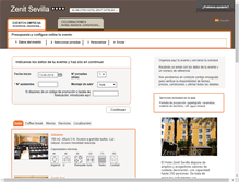 Tablet Screenshot of eventossevilla.zenithoteles.com
